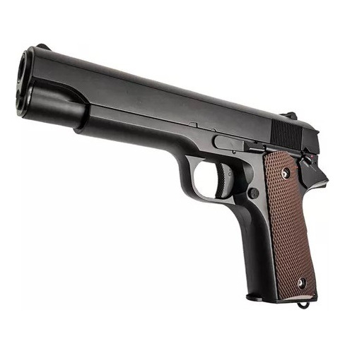 Pistola Marcadora Cyma Colt 1911 6mm Airsoft Metal 213 Fps