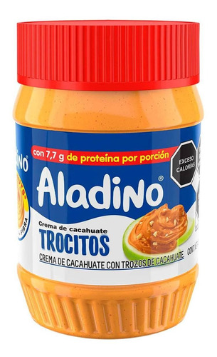 Crema De Cacahuate Aladino Crunchy 425g