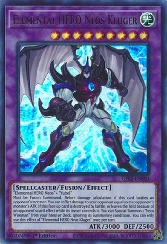 Elemental Hero Héroe Elemental Neos Kluger Ultra Raro Yugioh