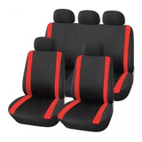 Fundas Cubreasiento Negra-roja Spark Gt