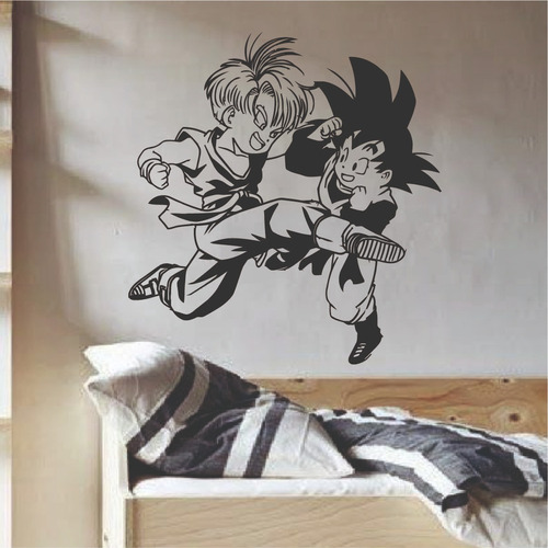  Vinilo Decorativo Adolescente Dragon Ball Z 