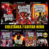 Mega Coleção 7 Jogos Guitar Hero Ps2