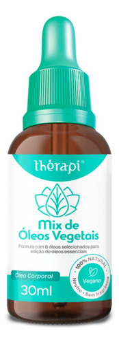 Mix De Óleos Vegetais Corpo, Rosto E Cabelos Thérapi 30 Ml