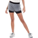 Short Topper Kt Wmns Trng Gris/negro  Abc Dep