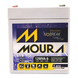 Bateria Nobreak No Break Alarme Cftv 12v 5ah Moura 0485