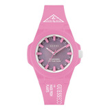 Reloj Guess De Mujer De 40 Mm - Correa Rosa Caja Rosa