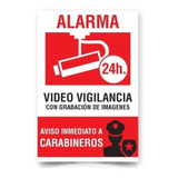 Señaletica Alarma Video Vigilancia 30x20cm