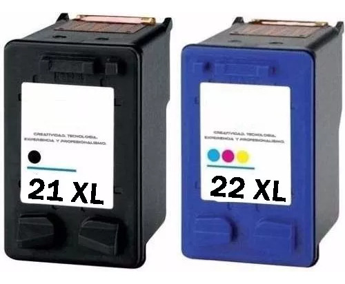 Combo Cartucho Hp 21 Y 22 Alternativos