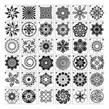 Reusable Pack Of 36 Mandala Stippling Stencils