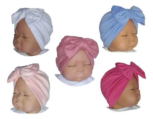 Gorritos Turbantes Moño Bebé Niña 0-36m