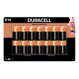 14 Pilas D Alcalinas Duracell Pilas 1.5v Original