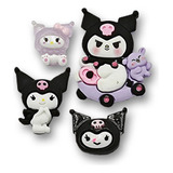 Stickers Silicona Solida Kuromi Hello Kitty My Melody Deco