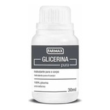  Glicerina Hidratante Pura Bidestilada Farmax 30ml