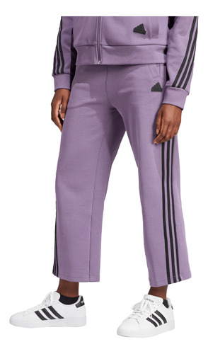 Pants adidas Casual Future Icons 3 Stripes Mujer Morado