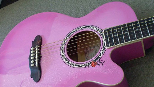 Guitarra Acústica Gypsy Rose Rosa