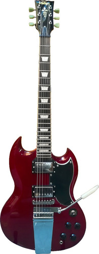 Guitarra Vintage Vs6 Cr Cherry Red Vietnam Tipo Sg