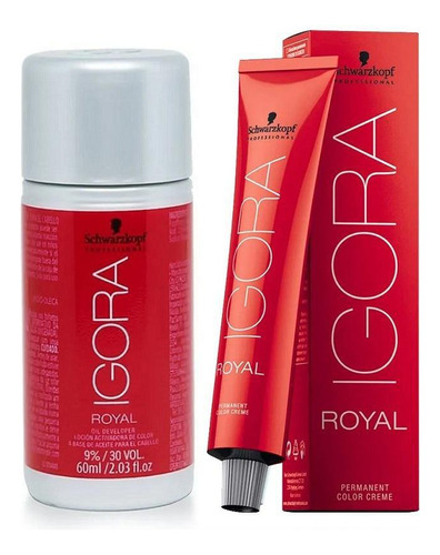 Kit De 30 Volúmenes Y Colores Ox 6-99 Schwarzkopf Igora Royal