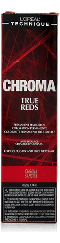 Loreal Paris Chroma True Reds Color De Cabello Permanente, C