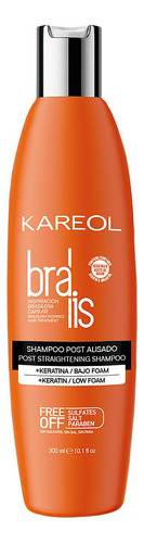 Kareol Braliss Shampoo Post- Alisado X 300 Ml