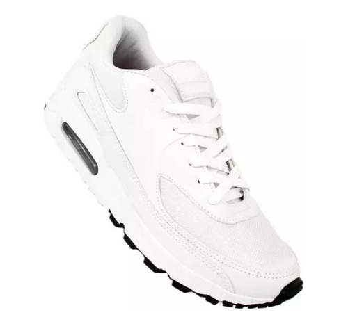 Tênis Masculino Air 90 Max Preto Branco Azul Reposição Top