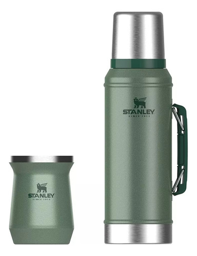 Combo Mate + Termo Stanley Original  950ml Verde Avant