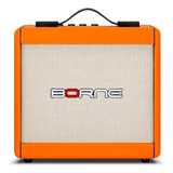 Cubo Amplificador Guitarra Borne F60 15w Laranja Bivolt/ Nf