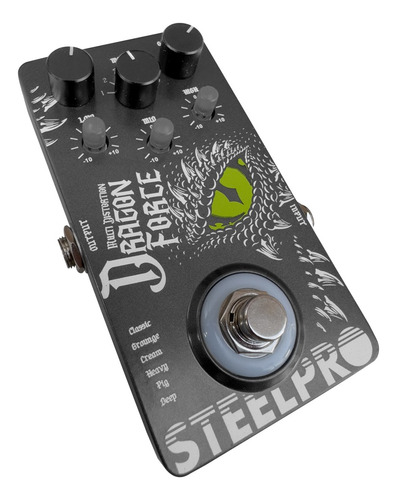 Pedal Para Guitarra Steelpro Dragon Force 6 Distorsión 9v