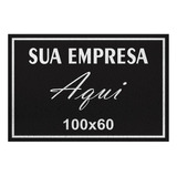 Tapete Capacho 100x60 Personalizado Logomarca Empresa Loja