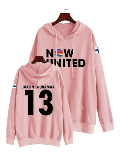 Moletom Now United Feminino Joalin Loukamaa 13 Bandeira