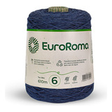 Fio Barbante Euroroma Fio 6  600 G  610  Colorido   Kit 5 Un