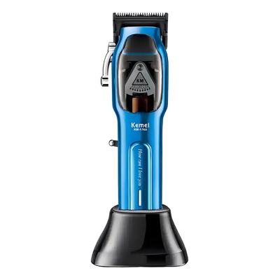 Cortadora de Cabello Profesional Kemei KM-1763 Azul Motor 9000 RPM | Envío gratis