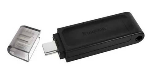 Pendrive 64gb Kingston Tipo C Dt70 Usb 3.2 Negro Pcreg