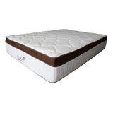 Colchón Individual De Resortes Independientes Bio Mattress Memory Foam Victory Memory Blanco - 1m X 190cm X 34cm