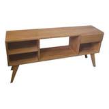 Mueble Rack Tv Living Madera Maciza Tono Peteribi Paradise