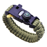 Pulsera De Supervivencia Para Acampar Al Aire Libre 6 En 1