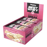 Best Whey Protein Break Morango Cobertura Chocolate Branco B