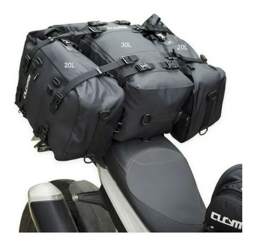 Pack Bolso Imperbeables Motocicleta Cucyma (70l Totales)