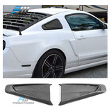For 10-14 Ford Mustang Ikon Side Window Louver Scoop Ven Zzg