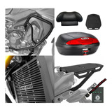 Kit Mt 09 Tracer Prot Motor Suporte Bau Givi Encosto