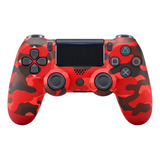 Controle Camuflado Joystick Sem Fio Compatível Com Ps4 E Pc