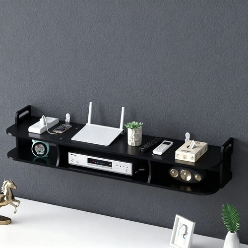 Wall Mounted Floating Shelves & Tv Stand 80cm