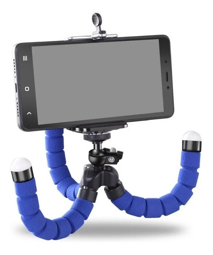 Mini Tripe Flexivel Para Celular Kit Youtuber