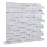 Innovera Décor Ledge Stone White Panel De Pared 3d - 12 Piez