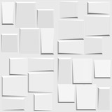 Kit 16 Placas 3d Pvc Revestimento Parede Teto (4m²) - Rubik