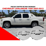 Par Centros De Rin Chevrolet Avalanche 03-13 83 Mm Cromado
