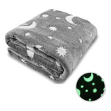 Cobertor Infantil Solteiro Manta Brilha No Escuro 170x120 Cm