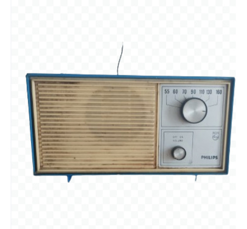 Antigua Radio Philips Funcionando Solo Am.m Perfecto Estado