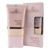 Base Maquiagem Phallebeauty Alta Cobertura Efeito Matte