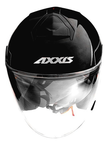 Casco Axxis Abierto Mirage Sv A1 Negro B M Centro Motos