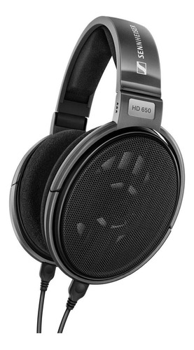 Audífono Con Cable Sennheiser Hd 650 Color Negro